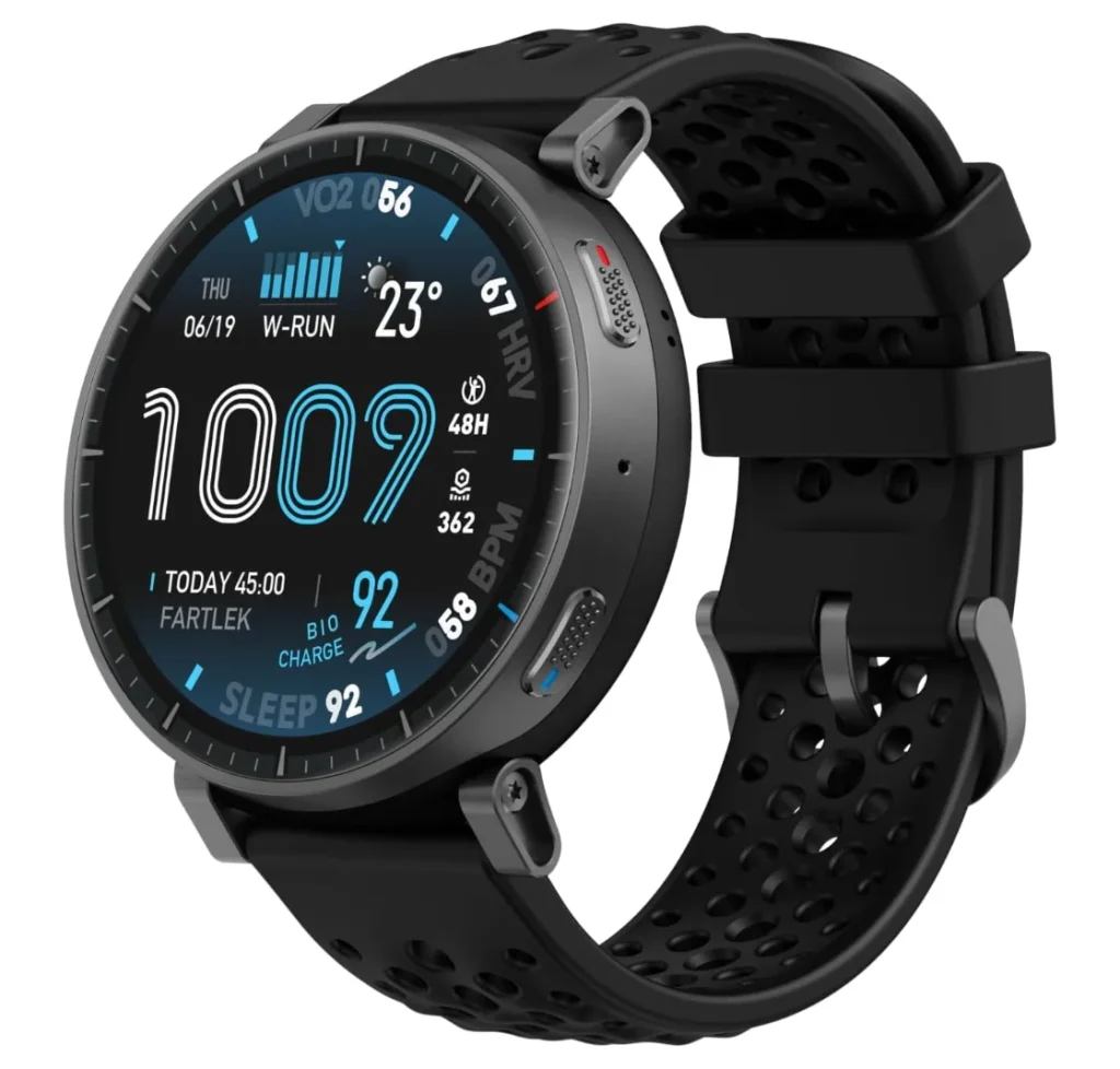 Smartwatch Amazfit Active Max - 1.5" AMOLED Display 3000 nits, Bateria de até 25 dias, GPS, 170+ Sport modes, 4GB de armazenamento, ZeppOS, Mapas Offline