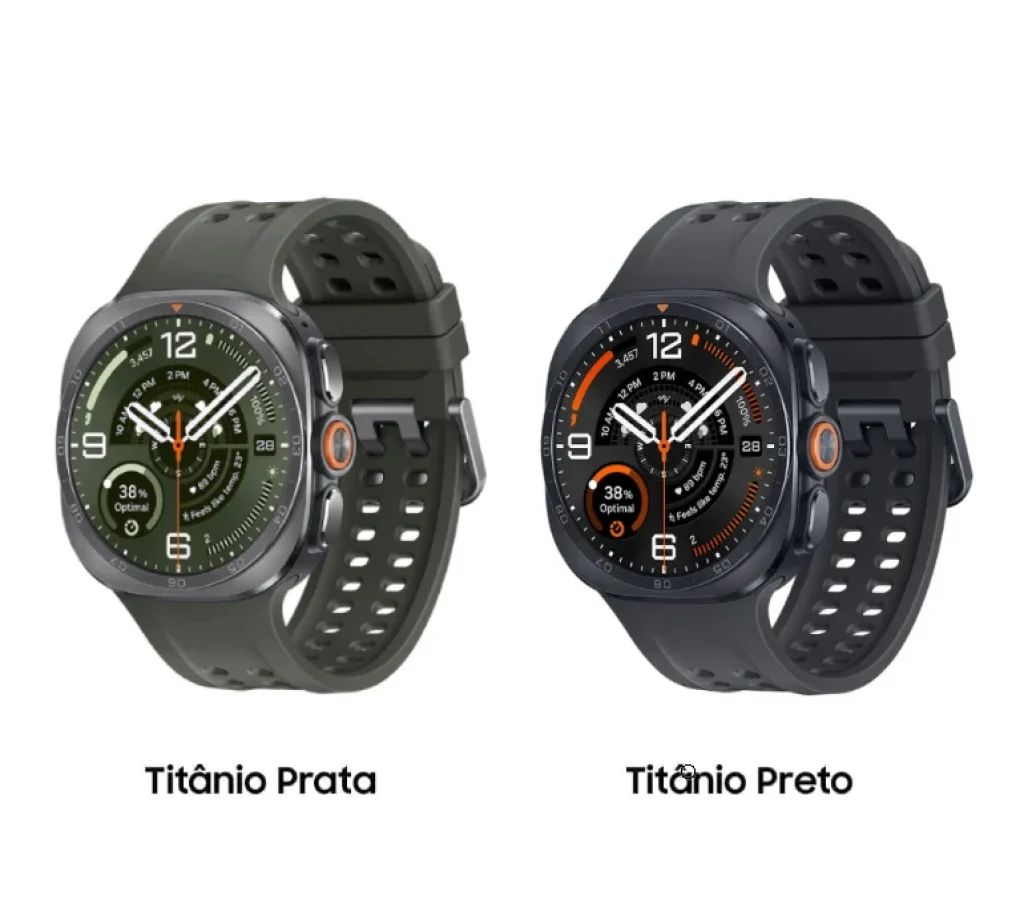 Smartwatch Samsung Galaxy Watch Ultra2 47mm LTE Titânio Até 5000 nits 2GB IP69K 10ATM - SM-L715FZKPZTO