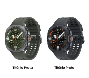 Smartwatch Samsung Galaxy Watch Ultra2 47mm LTE Titânio Até 5000 nits 2GB IP69K 10ATM – SM-L715FZKPZTO