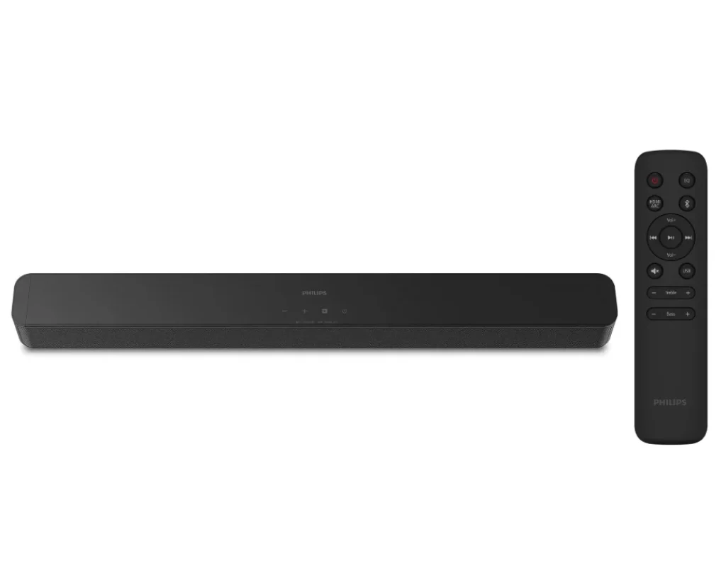 Soundbar Philips 2.0 Canais Bluetooth 60W Bluetooth HDMI ARC Preto - TAB4000/78