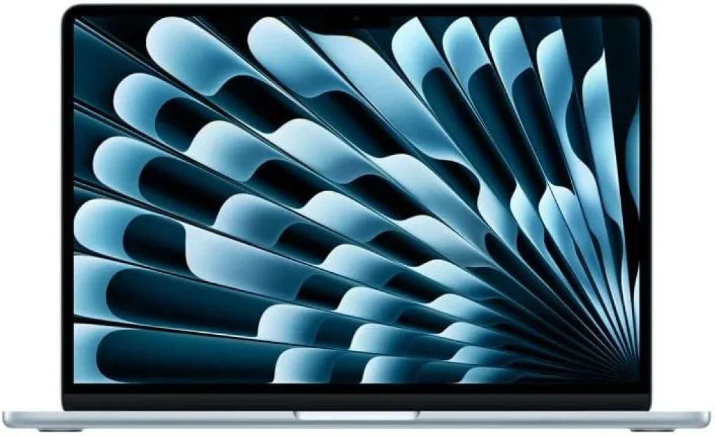 Apple 2026 MacBook Air (de 13 polegadas, Chip M5 da Apple com CPU de 10 núcleos e GPU de 8 núcleos, 16GB Memória unificada, de 512 GB) - Azul-céu