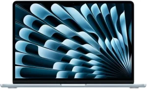 Apple 2026 MacBook Air (de 13 polegadas, Chip M5 da Apple com CPU de 10 núcleos e GPU de 8 núcleos, 16GB Memória unificada, de 512 GB) – Azul-céu