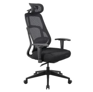 Cadeira Office ThunderX3 Yama Neue, Mesh, Lombar e Braços Ajustáveis, Ergonômico, 3D, Classe 4, Preto – 87785