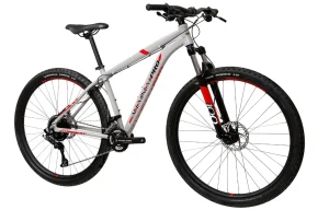 Caloi Bicicleta Aluminum Pro, Aro 29, Tamanho 17, Câmbio Microshift 20 Velocidades, Branca