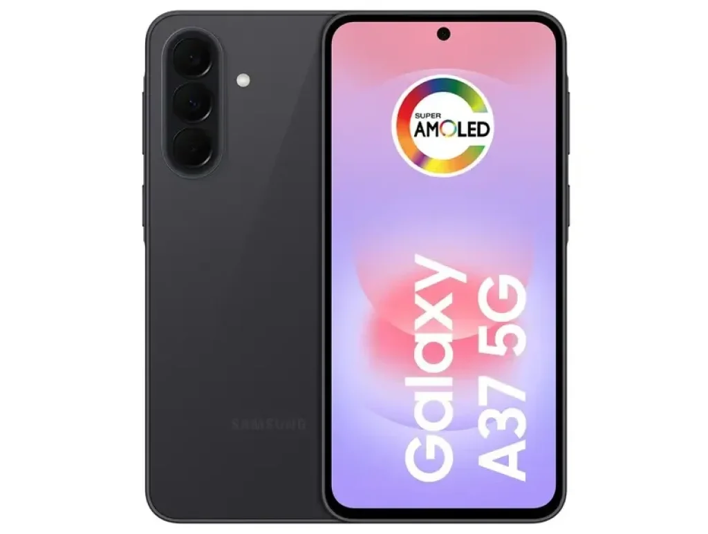 Celular Samsung Galaxy A37 5G 256GB, 8GB RAM, NFC, Recursos AI, Câmera Tripla de até 50MP, Selfie de 12MP, Tela Super AMOLED 6.7", IP68