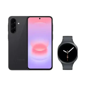 Combo Samsung Galaxy A37 5G (128GB) – Preto + Galaxy Watch8 BT 40mm – Grafite