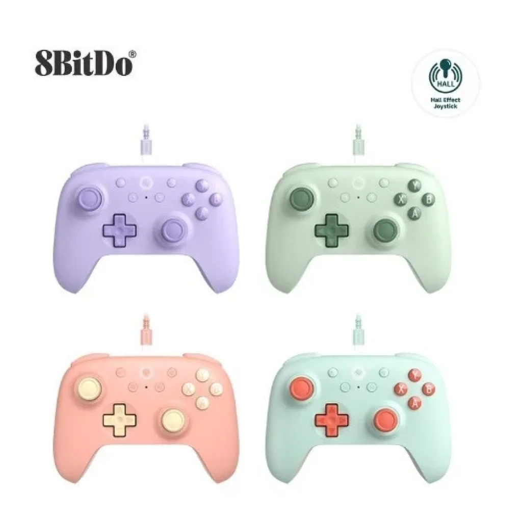 Controle Sem Fio 8BitDo Ultimate 2C - Wireless Gaming Controller Tri-Mode 1000Hz Polling Rate, Hall Effect Joysticks and Hall Triggers, and Remappable L4/R4 Bumpers for PC, Steam Deck, Android
