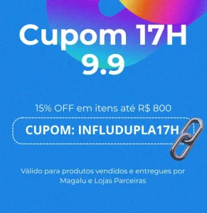 Cupom Magalu 15% OFF em compras até R$800