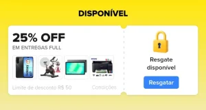Cupom Mercado Livre 25% OFF em Entregas Full, Limitado a R$50 – Esquenta 9.9 – Resgate hoje e use amanhã 00h