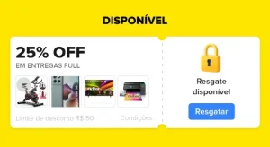 Cupom Mercado Livre 25% OFF em Entregas Full, Limitado a R$50 – Cupons Relâmpago – Resgate hoje e use amanhã 00h
