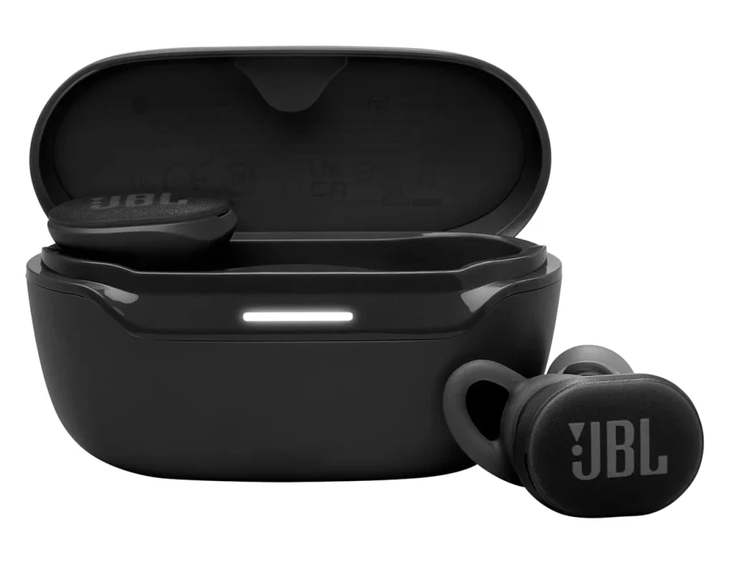 Fone de Ouvido Esportivo JBL Endurace Race TWS, Sem Fio, À Prova D'água e Resistente À Poeira - Preto