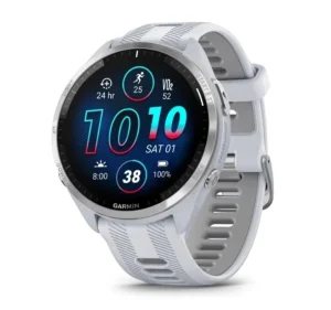 Garmin Relógio Forerunner 965 Branco 47mm com Monitor Cardíaco de Pulso e GPS