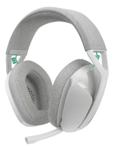 Headset Gamer Sem Fio Logitech G321 LIGHTSPEED/Bluetooth, bateria durável, Compatível com PC/PS4/PS5/Nintendo Switch/Smartphone – Branco