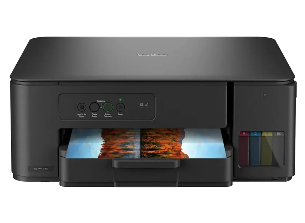 Impressora Multifuncional Brother A4 DCP-T230 Tanque de Tinta, Colorida, Com Scanner, USB, Bivolt - 8CHA41-001