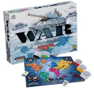 Jogo de mesa War Edição Especial, 3 a 6 Jogadores, a partir de 10 anos