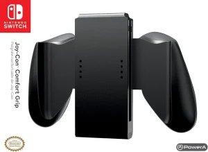 Joy-Con Comfort – Power A, Oficialmente licenciado – para Nintendo Switch – Preto