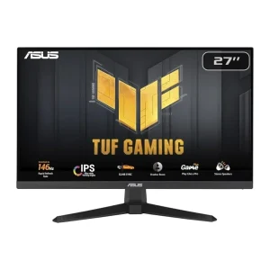 Monitor Gamer ASUS TUF Gaming 27″, IPS, Full HD, 146Hz, 1ms MPRT, FreeSync, HDR10, HDMI, DisplayPort, Preto – VG279QE5A / 90LM0BJ0-B011X1