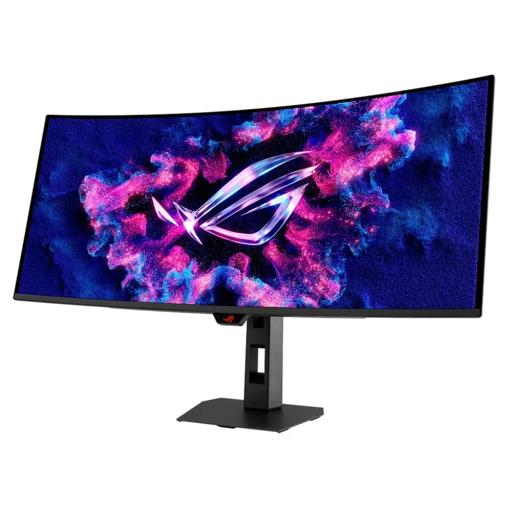 Monitor Gamer Curvo ASUS ROG Swift QD-OLED UltraWide 34", WQHD, 280Hz, 0.03ms, 99% DCI-P3, 1800R , G-Sync Comp., FreeSync Premium, HDR 400, Preto - XG34WCDMS