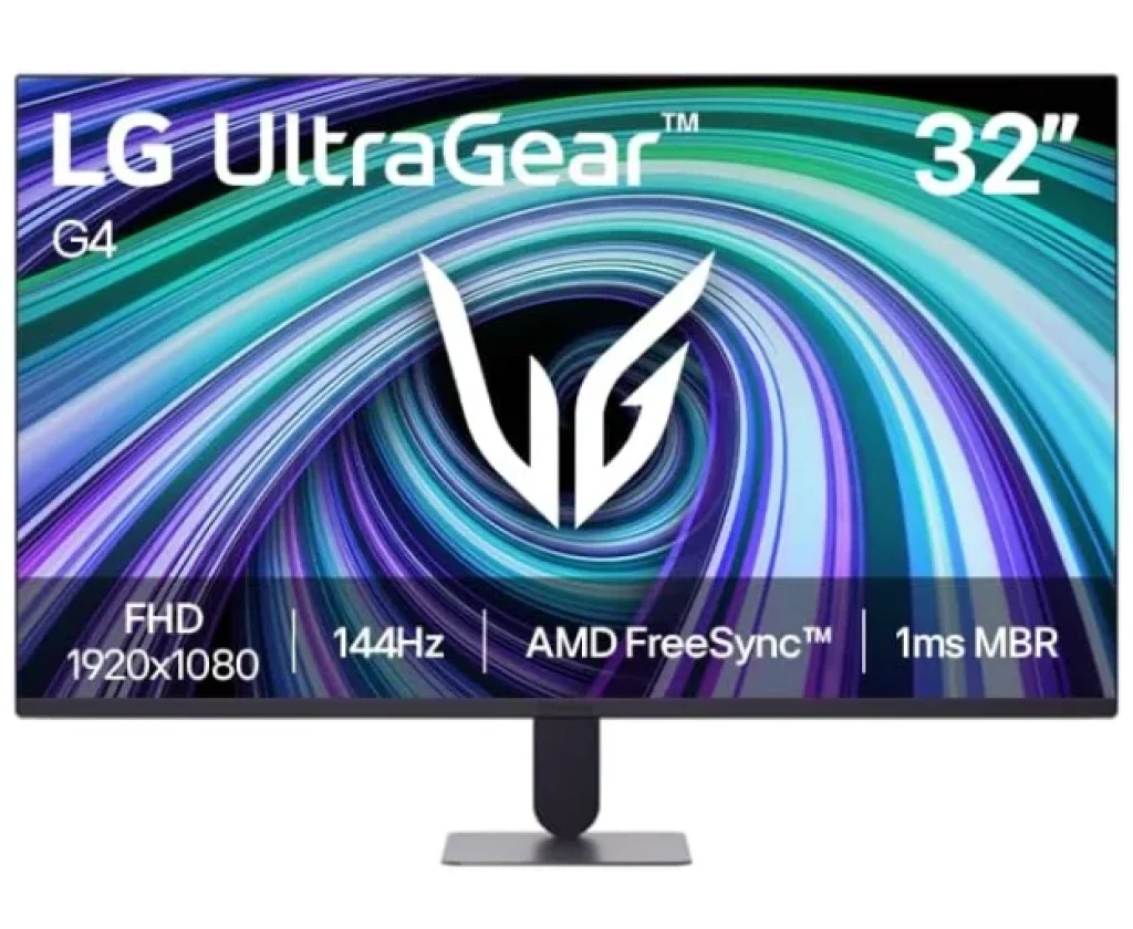 Monitor LG UltraGear - 32” FHD, 144Hz VA, 1ms (MBR), AMD FreeSync, HDR10, sRGB 99%, Preto - 32G403B