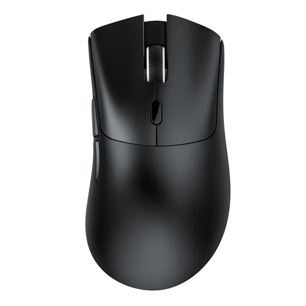 Mouse Gamer sem Fio Attack Shark R1 Ultraleve, Design Ergonômico, Tri-Mode, 18.000 DPI, Sensor Óptico PAW3311, 6 Botões - Preto