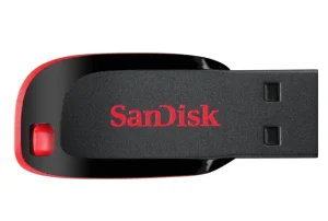 Pen Drive Cruzer Blade, SanDisk, 64GB, Preto – SDCZ60-064G-B35