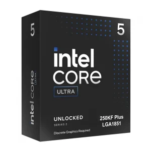 Processador Intel Core Ultra 5 250KF, 3.7GHz (5.4GHz Turbo), Cache 30MB, 14 Núcleos, 14 Threads, LGA 1851, Sem Vídeo Integrado – BX80768250KF