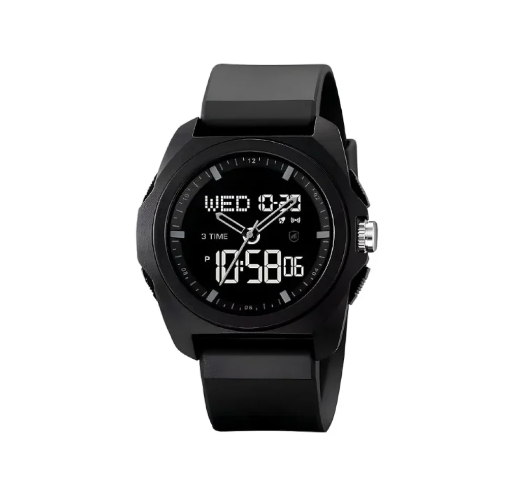 Relógio Gshield Survivor Analógico Digital à Prova d’Água até 30m com Pulseira de silicone 25 cm, Alarme, Cronômetro e Bússola