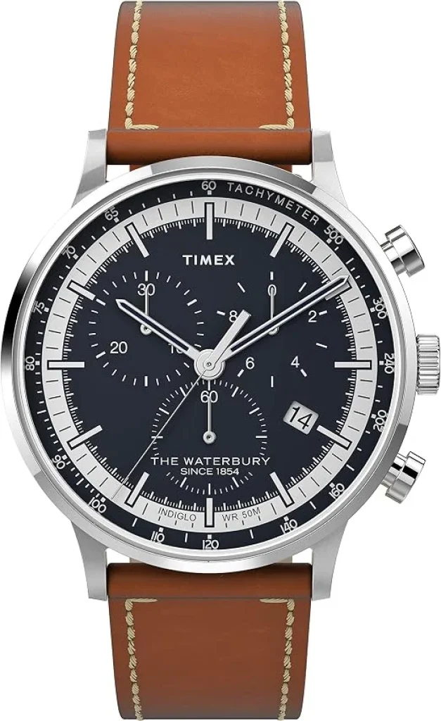 Relógio Masculino Timex Waterbury Cronógrafo Classic de 40 mm