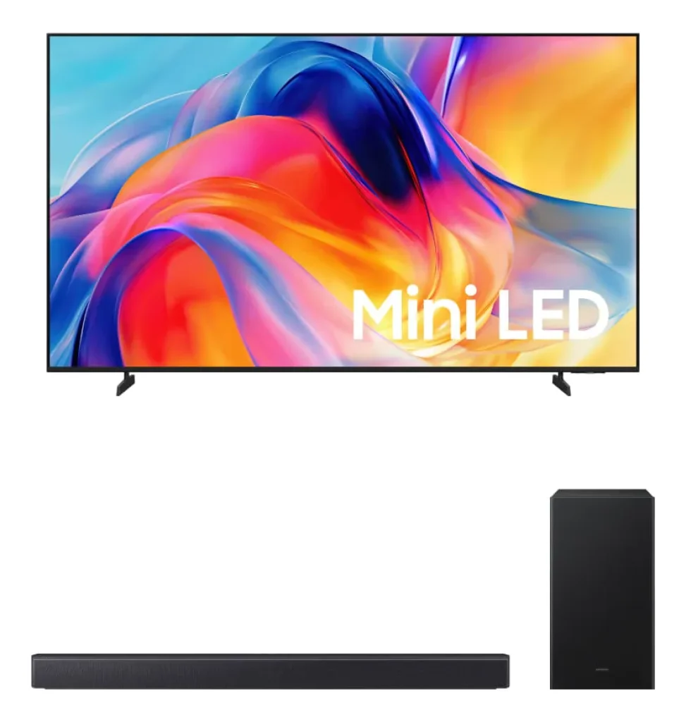 Samsung Smart Tv 85 Mini Led 4k M75h + Soundbar B450f