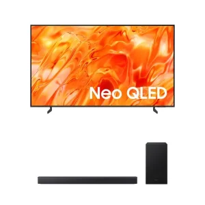 Samsung Vision AI TV 55″ Neo QLED 4K QN70H + Soundbar Samsung B450F