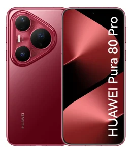 Smartphone Huawei Pura 80 Pro 12GB+512GB Câmera de 1″ 50MP Ultra-iluminação Design Premium 6,8″ OLED SuperCharge 100W Branco – LMR-LX9