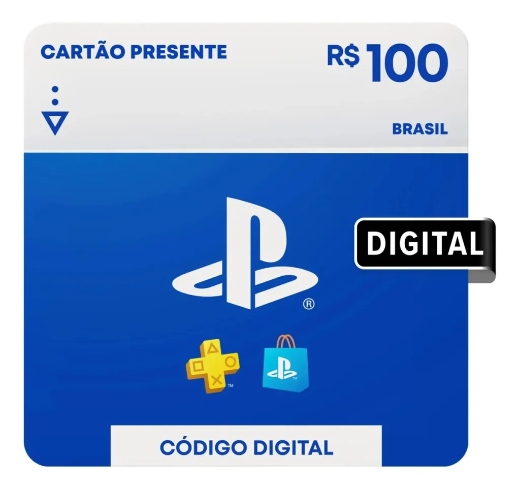 Sony PlayStation Store Gift Card R$ 100 (Digital)