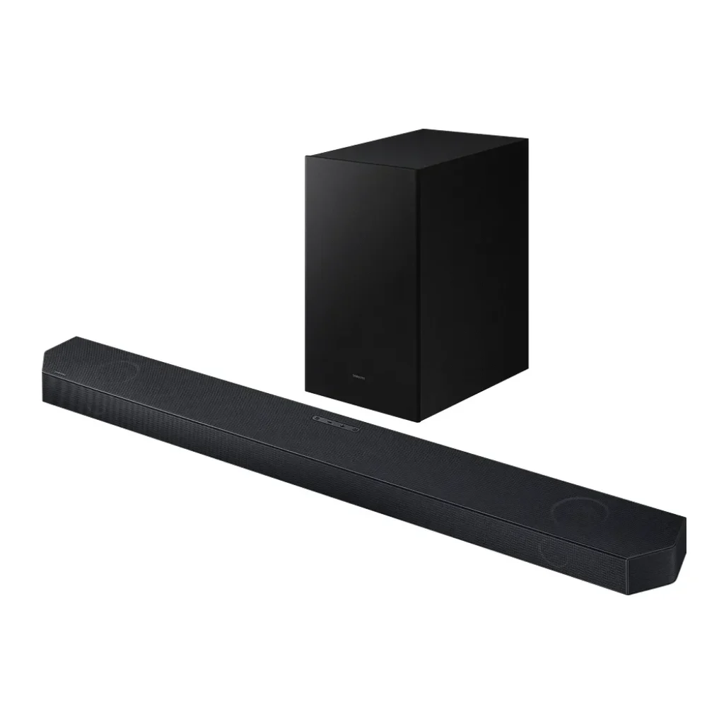Soundbar Samsung Série Q HW-Q600H, Bluetooth, 360W, com Subwoofer Sem Fio, 3.1.2 Canais, Dolby Atmos, Preto - HWQ600HZD