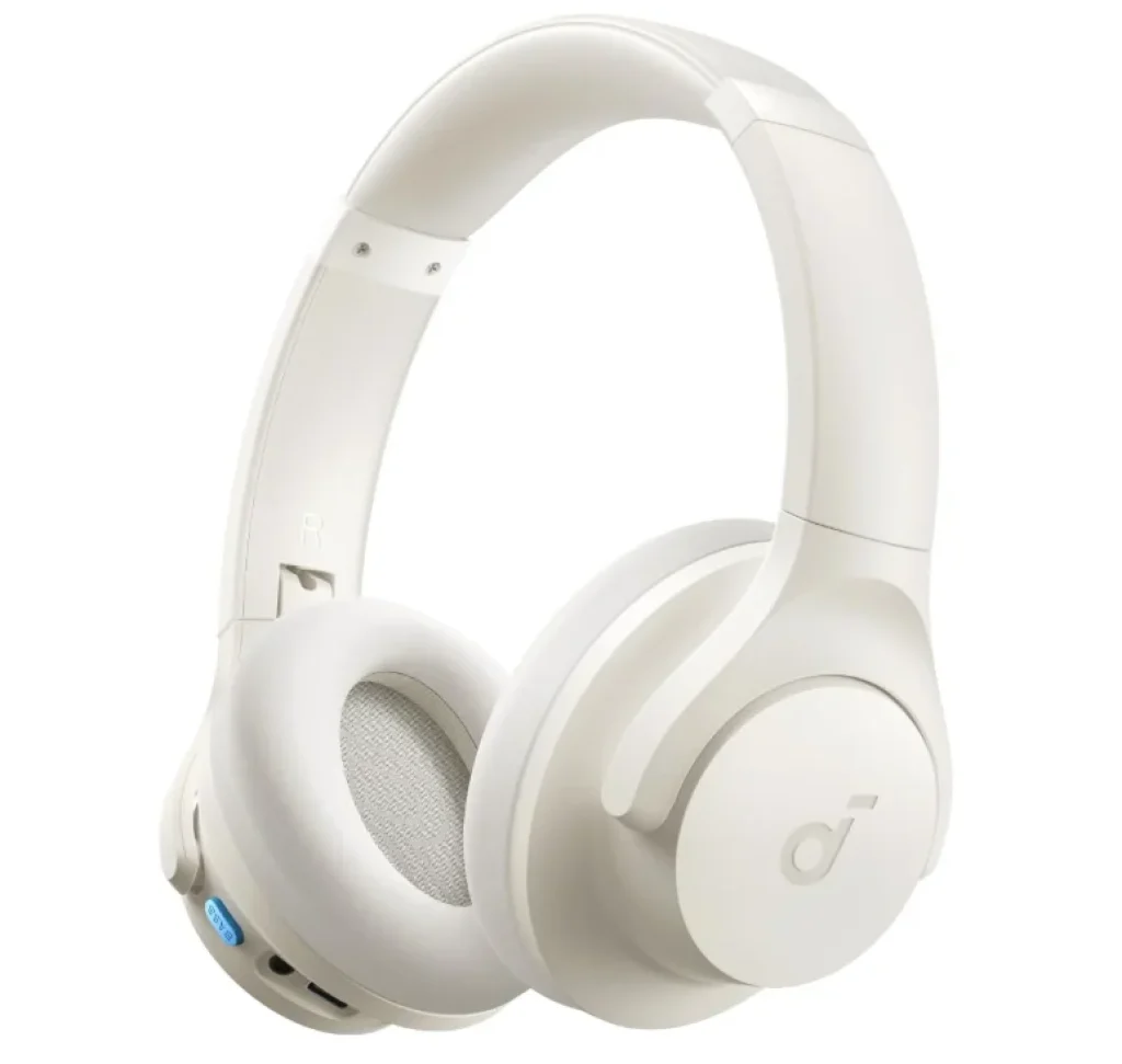 Soundcore Q11i da Anker Fone De Ouvido Bluetooth 5.3, Over-Ear Headphone, Graves Profundos, 60 Horas de Autonomia, Áudio Hi-Res, Almofadas Destacáveis, Conexão Multiponto, Cinza