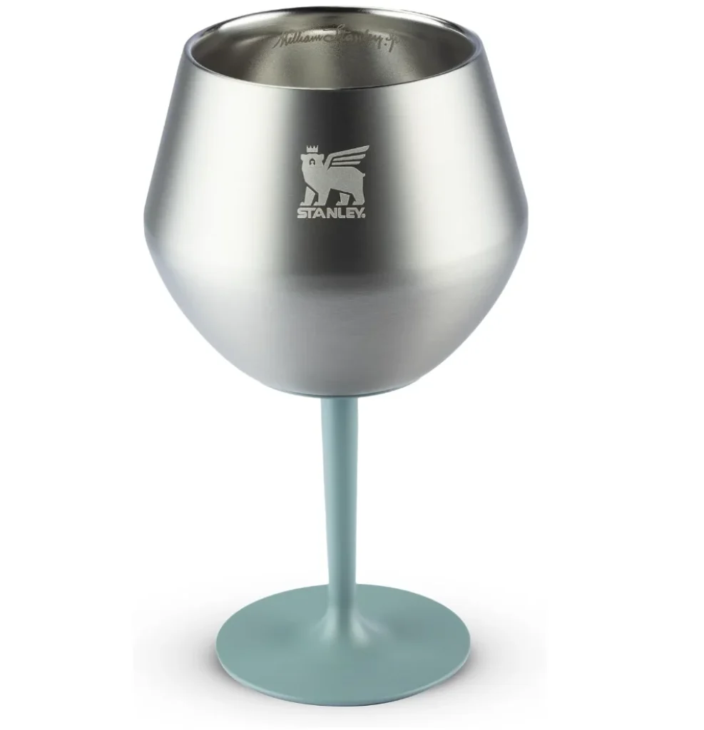 Taça Térmica Stanley - Copo de Cocktail, Isolado a Vácuo para Bebidas friAs, Copo de Gin ou Vinho, 414 ml, Aço Inoxidável, Haste removível