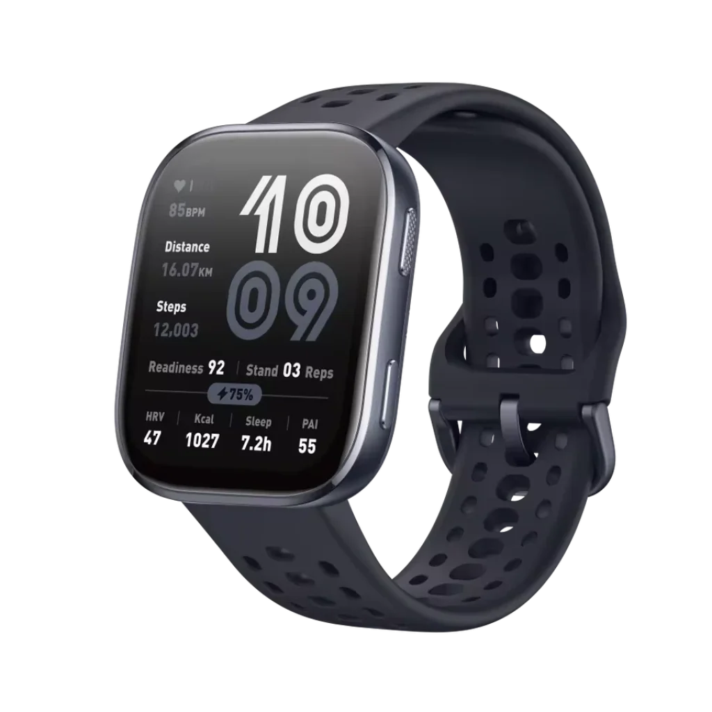 Amazfit BIP 6, GPS Integrado, Alexa, 1,97" AMOLED Mapas, Versão Global, Titânio - A2435