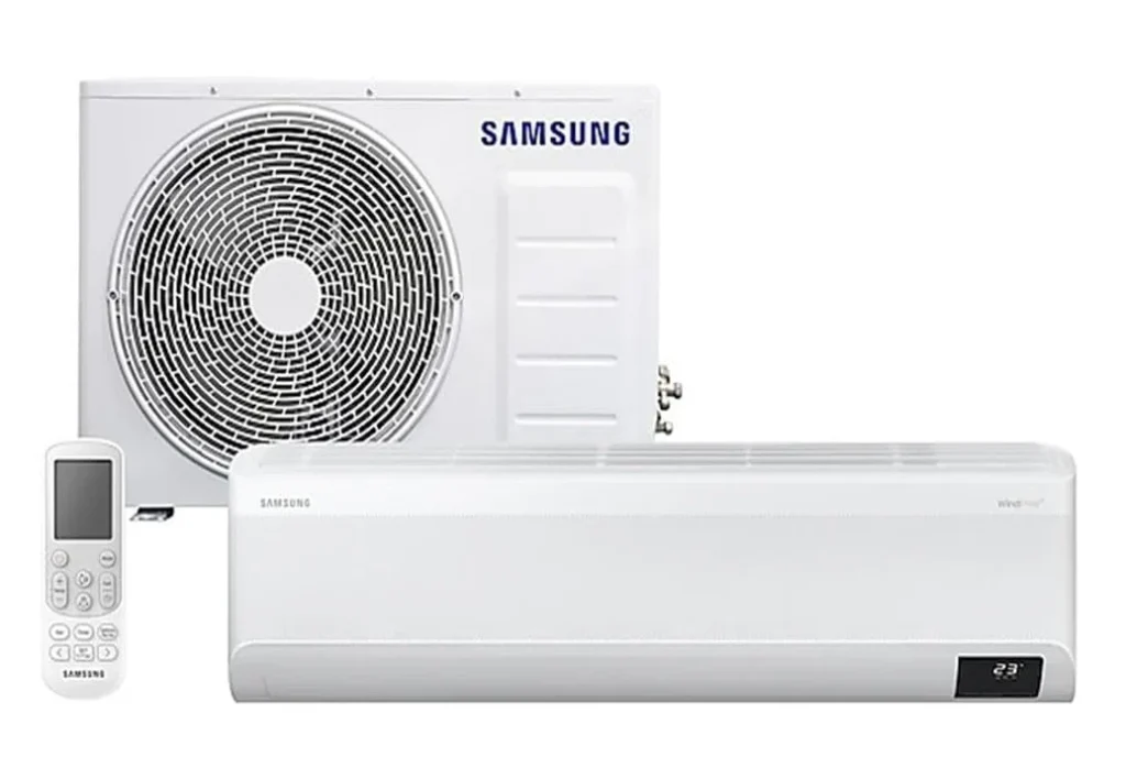 Ar Condicionado Split Hi Wall Inverter Samsung WindFree Connect AI 18.000 BTUs Quente e Frio 220V