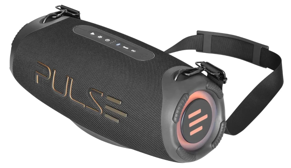 Caixa de Som Pulse E Boombox, Bluetooth 6.0 TWS, 150W, Com Iluminação LED RGB, Resistente à Água IPX6 – SP627