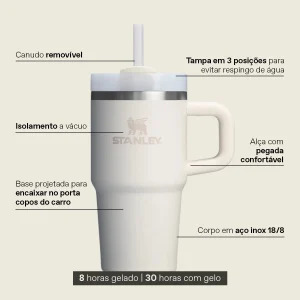 Copo Stanley Quencher Cream 591ml