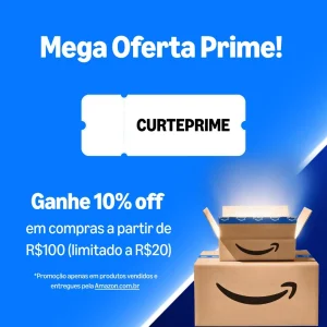 Cupom Amazon 10% OFF em compras a partir de R$ 100 (Limitado a R$ 20)