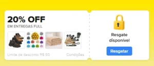 Cupom Mercado Livre 20% OFF em Entregas Full, Limitado a R$50 – Esquenta 10.10 – Resgate hoje e use amanhã 00h