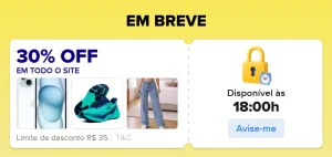Cupom Mercado Livre – Esquenta 11.11 – 30% OFF em Todo o site, Limitado a R$35