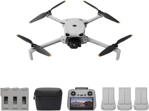 Drone DJI Lito X1 Fly More Combo BR, Controle com tela (DJI RC 2) – 4K/60 FPS HDR, 42GB Interno, Detecção de Obstáculos Omnidirecional, 3 Baterias (Até 36 minutos cada), 15km, Hub de Carregamento e Bolsa de transporte – DJI083