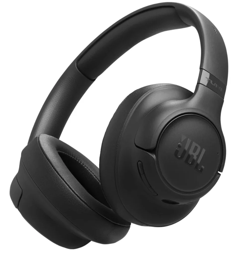 Fone de Ouvido JBL, Headphone Bluetooth, Tune 730BT Over-ear JBL Pure Bass Bateria de 76h (Preto)
