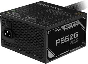 Fonte Gigabyte P650G PG5, 650W, 80 PLUS Gold, PFC Ativo, Preto – 28200-P65G5-1CBRR