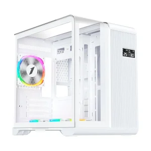 Gabinete Gamer 1STPLAYER RT5, Mid Tower, ATX, Lateral em Vidro Temperado, Branco – RT5-WH