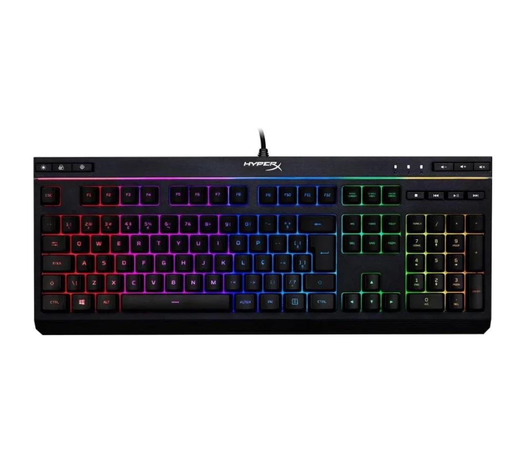 HyperX Teclado Gamer HyperX Alloy Core RGB, ABNT2, PRETO - HX-KB5ME2-BR