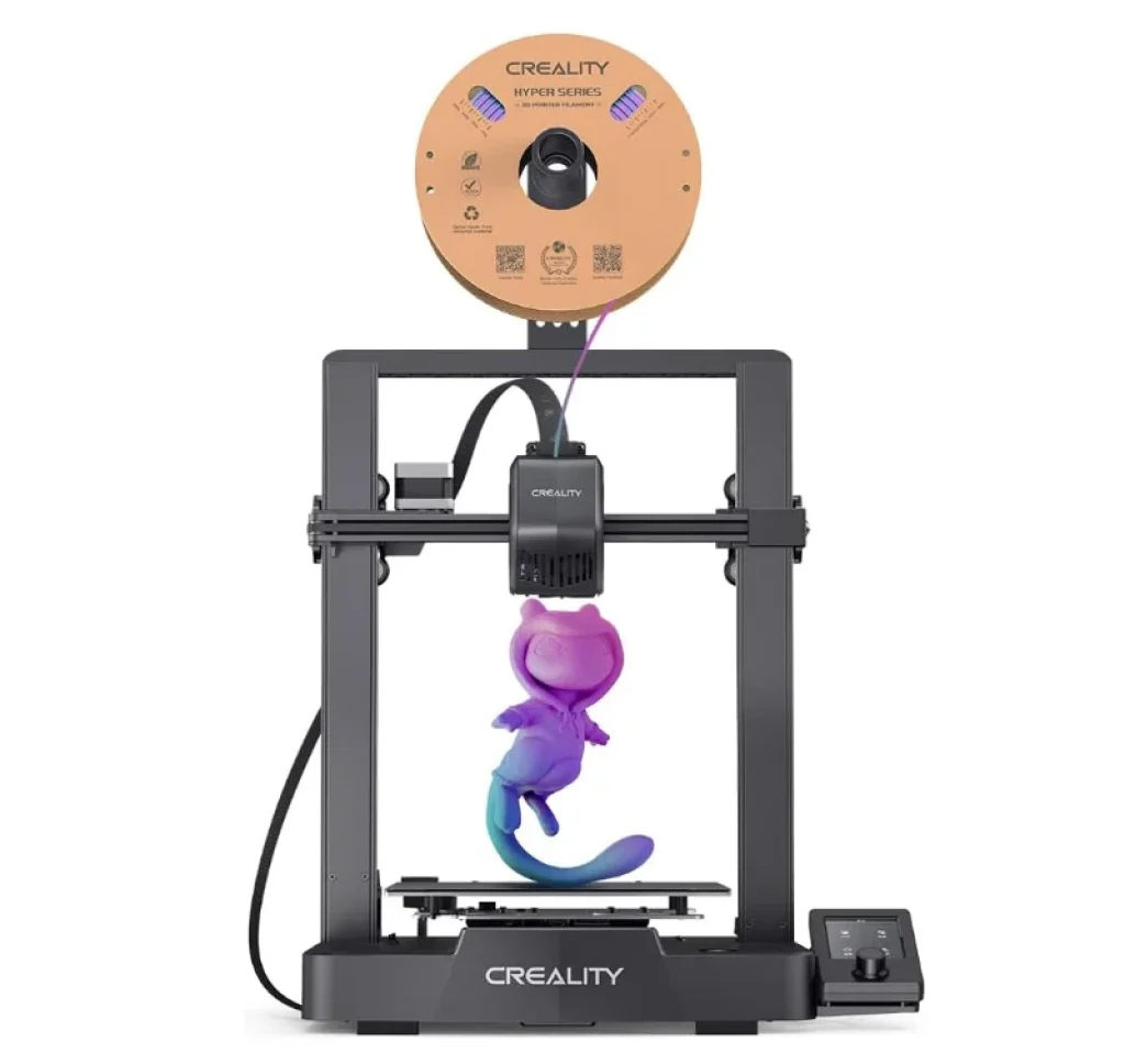 Impressora 3D Creality Ender 3 V3 SE - 250mm/s de Velocidade, FDM, Auto-Equalização CR Touch, Extrusora Direta Sprite, Duplo Eixo Z