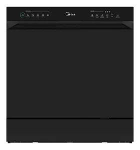 Lava Louças 8 Serviços Preta Touch Plus Midea Preto