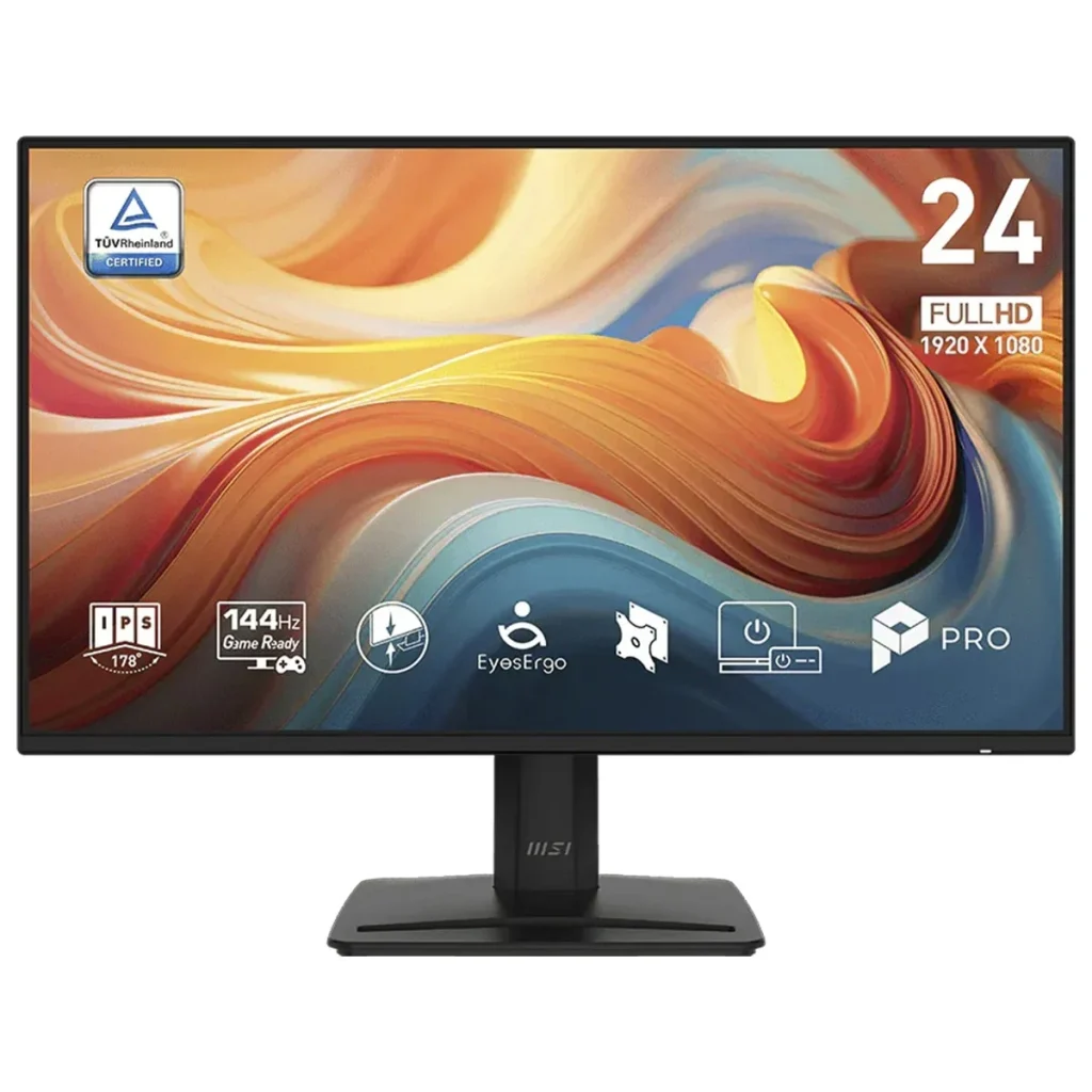 Monitor MSI PRO MP242 E14A, 24 Pol, Full HD, IPS, 1ms, 144Hz, 121% sRGB, Adaptive-Sync, HDMI/VGA - MP242 E14A